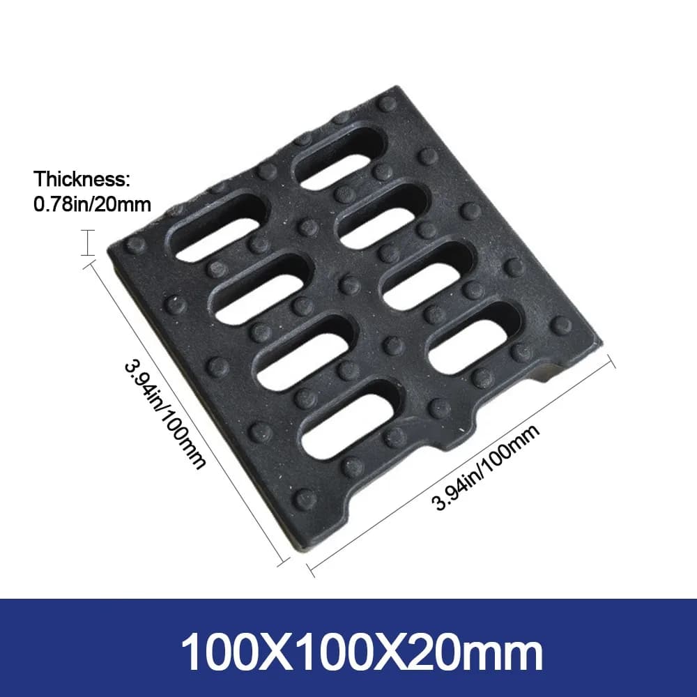 Nouveau Couverture de tranchée haute résistance résine plastique noir Drain de sol de Garage grilles