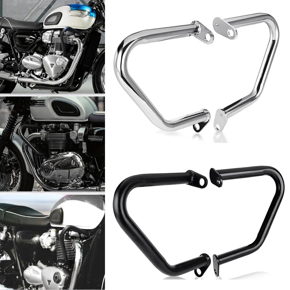 Barre de Protection de Moteur pour Triumph Bonneville T100 T120 Bobber Thruxton 1200 R Street Cup Tw