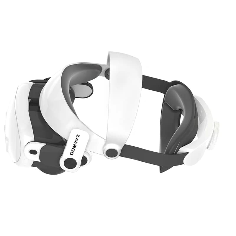 GOMRVR Sangle de tête compatible avec Meta Quest 3 Power Sangle de tête confortable et durable pour 