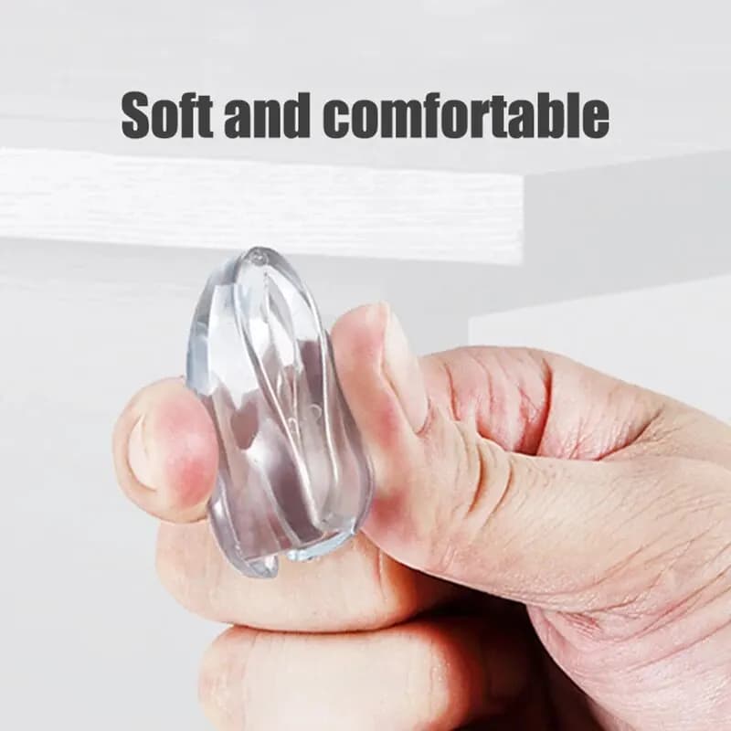 Protecteurs d'angle de meubles de Table basse Anti-collision transparents, doublure d'angle douce po