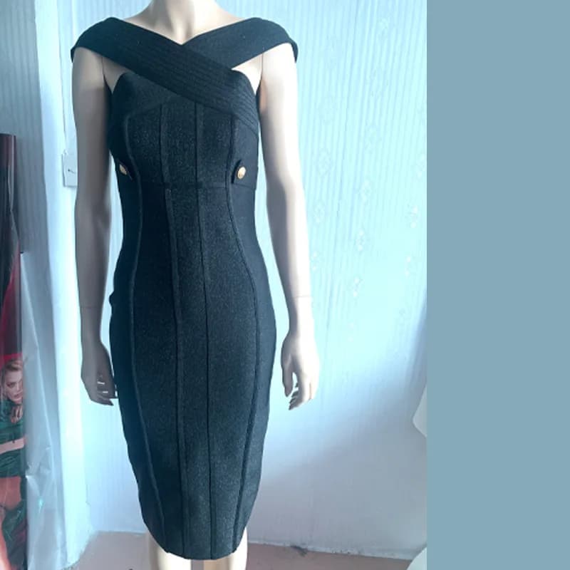 Robe bandage élégante pour femmes robes de célébrités sexy vêtements de fête club nouvelle collectio