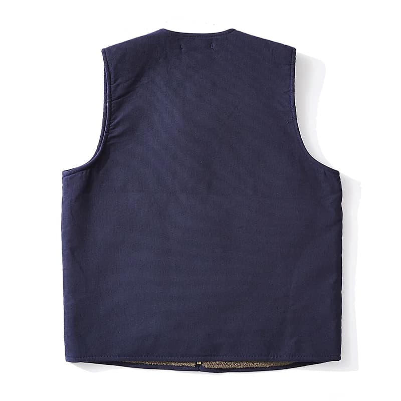 Gilet en laine épaissie doublé de sourire pour hommes et femmes, col en V, glaçure, extérieur, entra