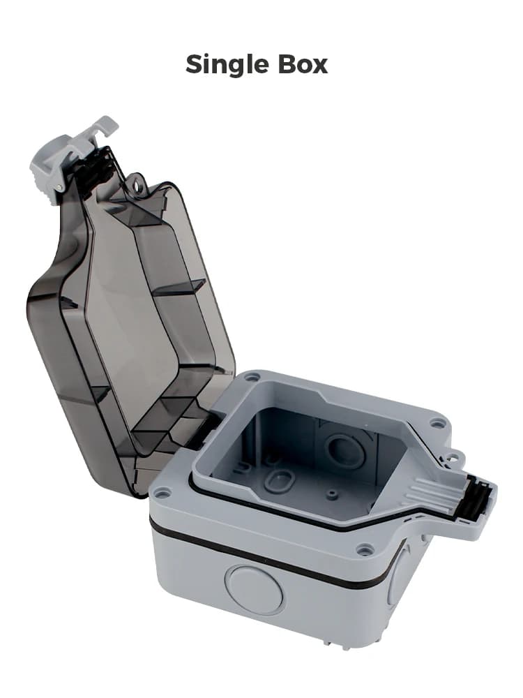 Avoir-Prise de courant extérieure étanche IP66, prise murale standard UE avec port de charge USB, pr
