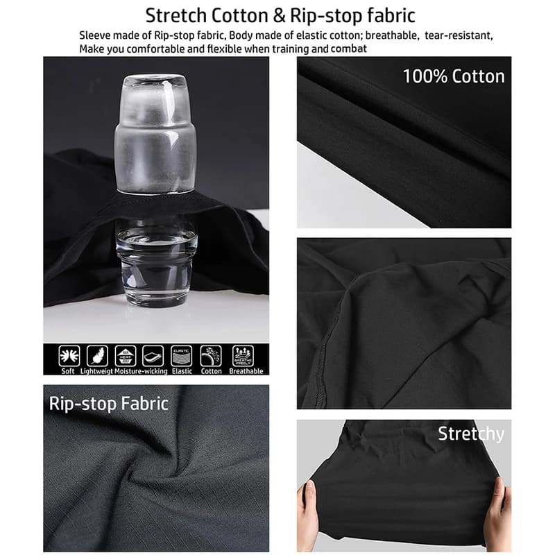 Chemise de Combat à manches longues pour hommes, fermeture éclair 1/4, chemises tactiques en coton R
