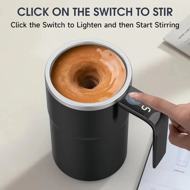 Tasse à café électrique auto-briquante de 380ML, étanche IP67, sans BPA, tasse à café, tasse magnéti