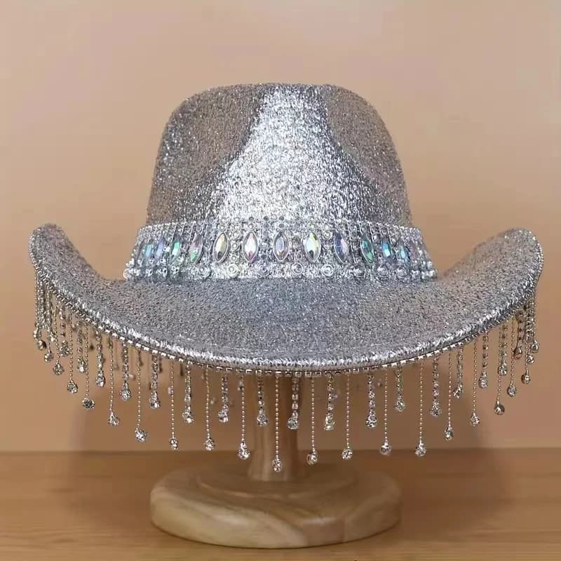 Chapeau Western Cirboy à larges bords pour hommes ou femmes, chapeau pour dames, gentleman, cow-girl
