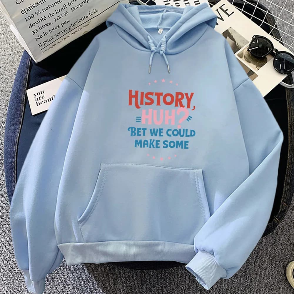 Sweats à capuche College Kawaii pour femmes, rouge, blanc, bleu royal, plus velours, style japonais 