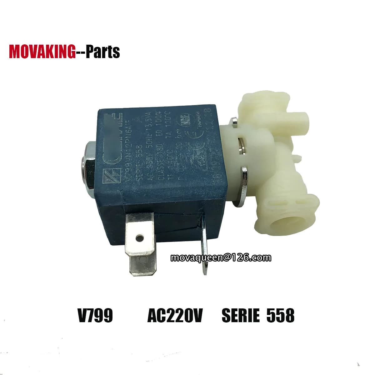 Pièces de rechange pour machine à expresso, vanne de vapeur et d'eau, électrovanne, AC 220V, série 5