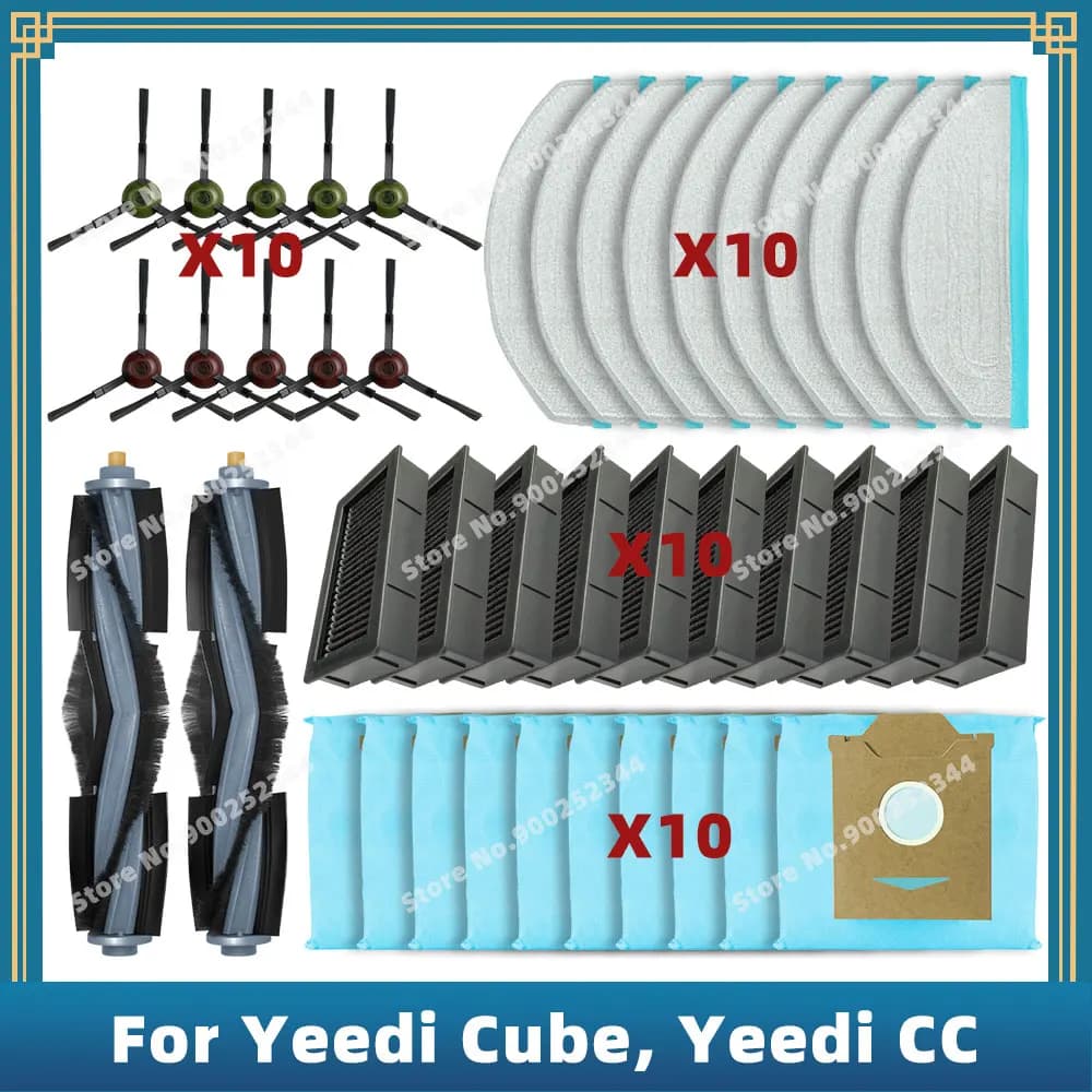 Compatible pour Yeedi Cube, pour Yeedi CC Robot aspirateur pièces de rechange accessoires brosse lat