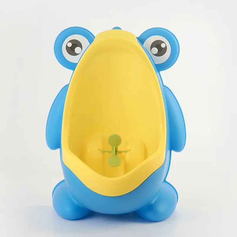 Bébé garçons debout pot dessin animé grenouille forme mural urinoirs toilette support d'entraînement