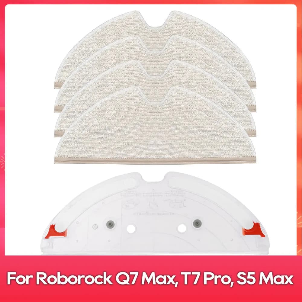 Compatible avec ( Roborock Q7 Max / Q7 Max+ / T7 Pro / S5 Max / S6 MaxV / T8 ) Support de serpillièr