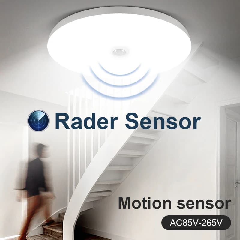 Led capteur de mouvement lumière 85-220V plafonnier pour maison couloir escalier véranda salon chamb