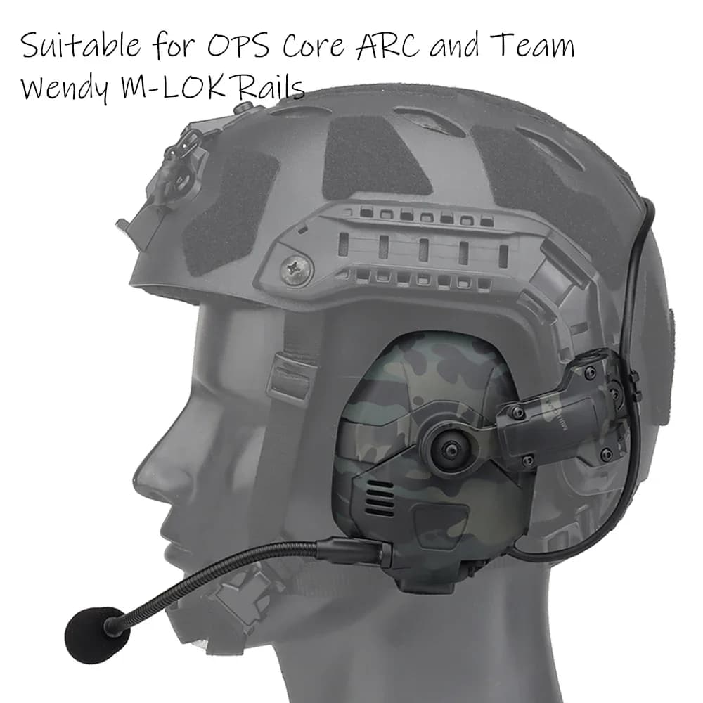 Casque DulBluetooth à réduction de bruit pour coque de noyau OPS et casque de M-LOK Wendy chasse tir