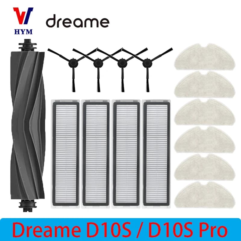Accessoires pour aspirateur Robot Dreame D10s / D10s Pro, brosse latérale principale, filtre Hepa, c