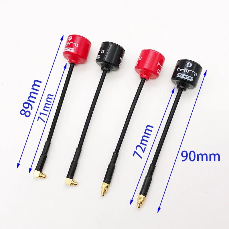 Antenne Lollipop 4 RHCP 5.8G, transmetteur/récepteur FPV 2.8Dbi à gain élevé, SMA/RP-SMA/MMCX/UFL po