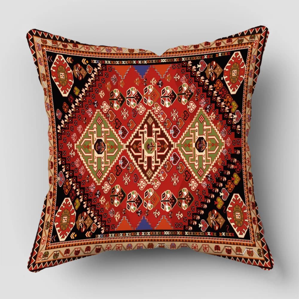 Taie d'oreiller à motif de tapis persan, housse de coussin pour salon, canapé, décoration de maison 
