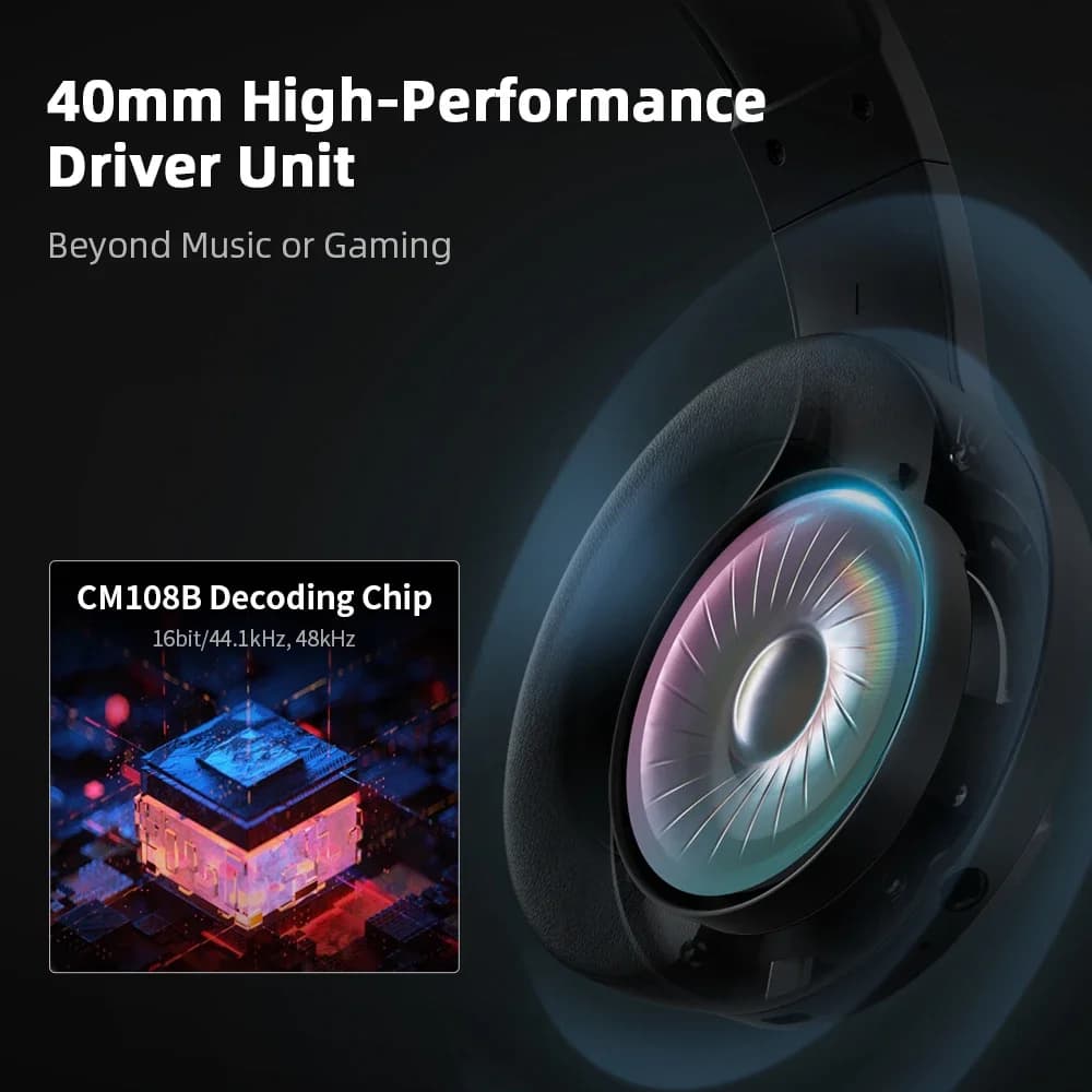 HECATE par Edifier G30 II casque de jeu 7.1 son Surround USB casque filaire Gamer avec Microphone po