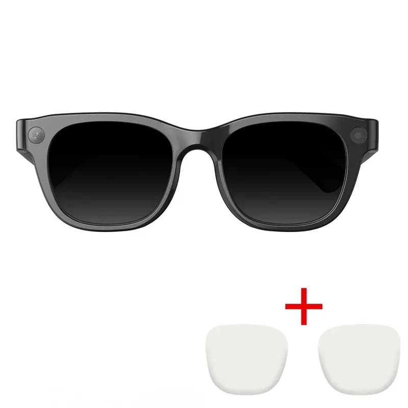 Lunettes Intelligentes Extérieures HS600 AI avec Enregistrement Vidéo, Caméra 13MP, Assistant Vocal 