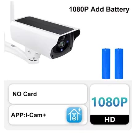 Mini caméra extérieure WiFi brodée personnalisée, étanche, sans fil, vidéo de sécurité 1080P