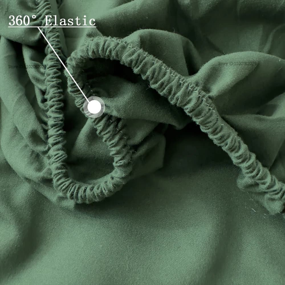 Drap-housse en coton 160x200 90x200cm, couleur unie, avec bande élastique, housse de matelas réglabl