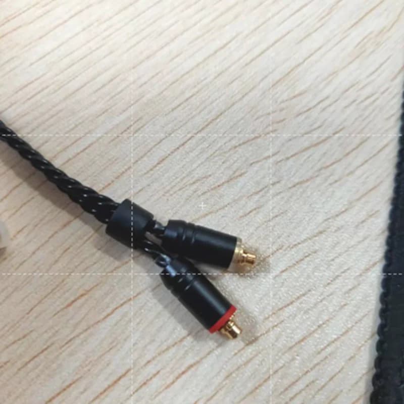 XINHS-Câble noir de mise à niveau de téléphone de sauna sans crochet d'oreille, 4 brins, 008