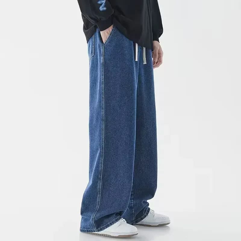 Jean ample pour hommes, Streetwear, Style coréen, mode, ample, droit, jambes larges, vêtements de ma