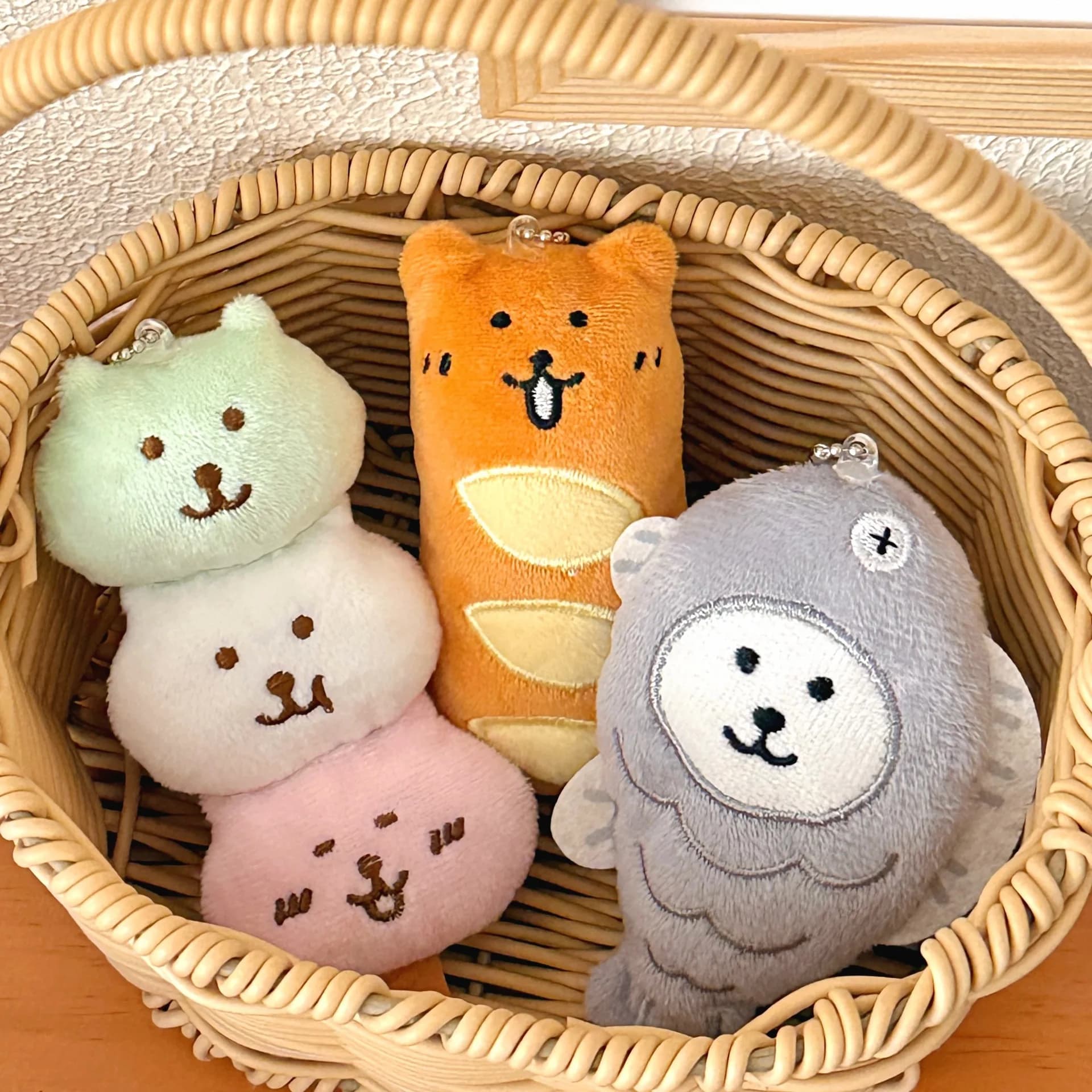 1/3 pièces pendentif alimentaire mignon créatif en peluche pendentif sac porte-clés pendentif décora