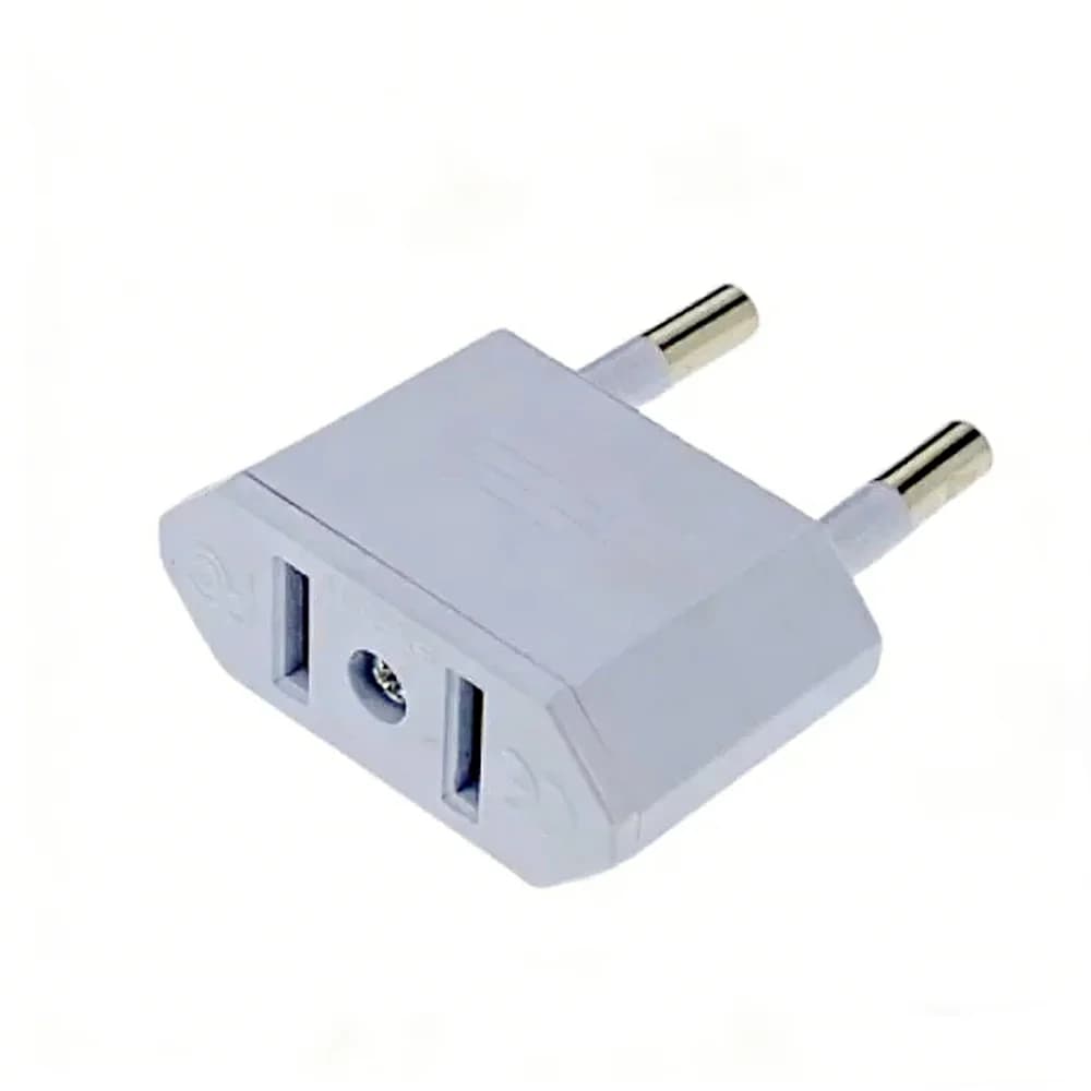 Adaptateur de voyage électrique américain Chine-Europe, adaptateur de prise 2 broches US vers EU
