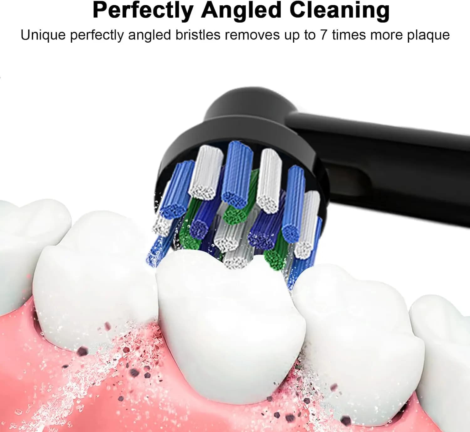 Têtes de brosse à dents électrique Cross Generic, Oralb Braun Crossact, compatible avec la plupart d