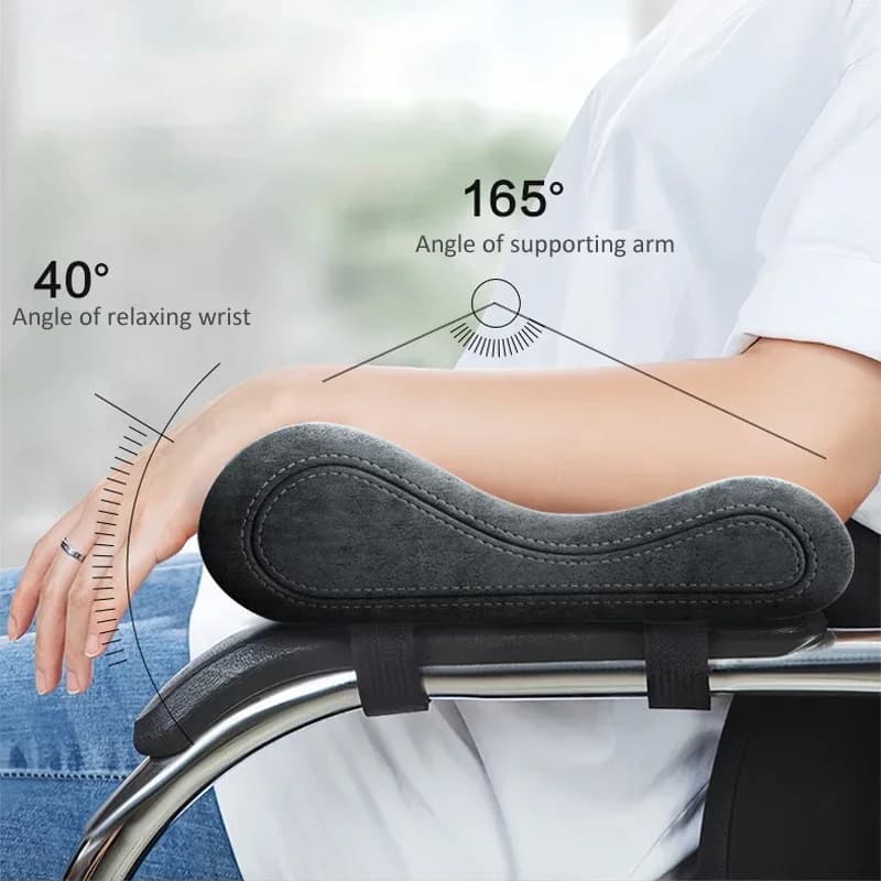 Coussinets d'accoudoirs en mousse à mémoire de forme pour chaise de bureau, coussin d'accoudoir pour