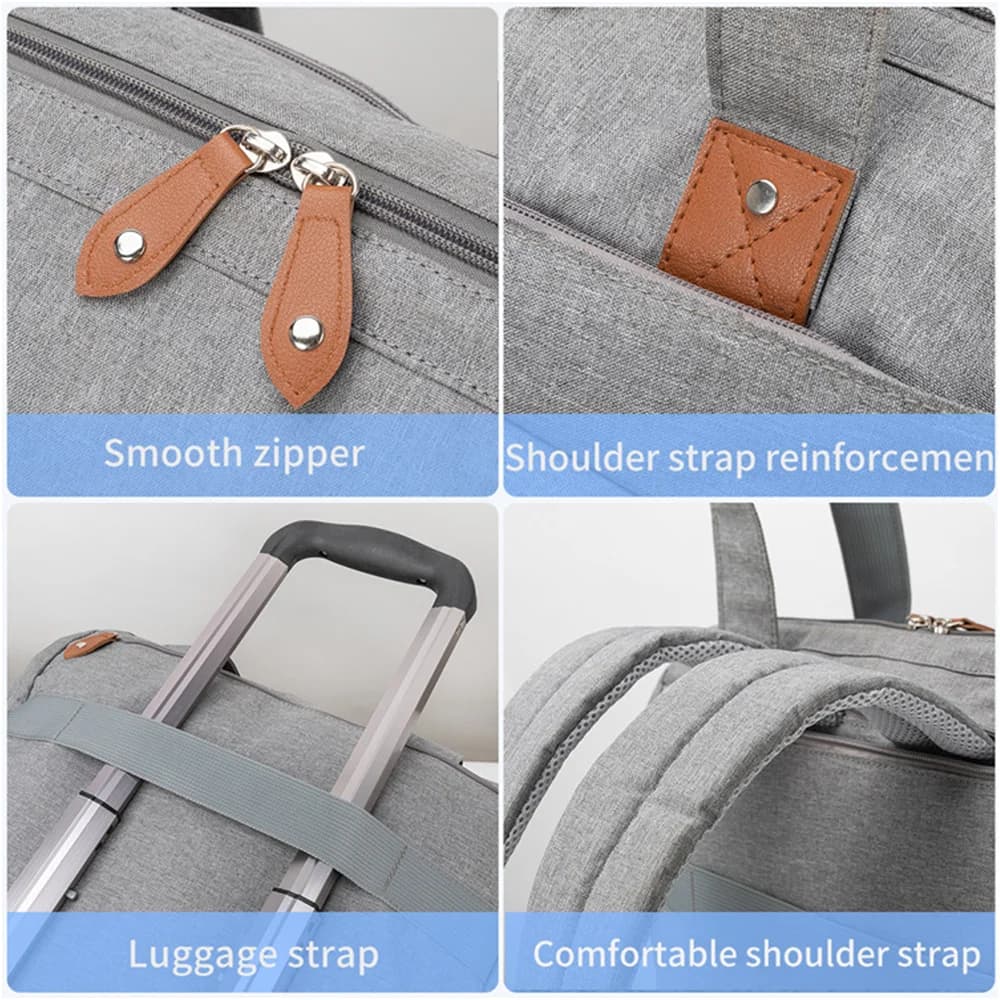 PANGDUBE grande taille maman papa sac à dos bébé sacs à couches avec sucette sac à couches pour bébé