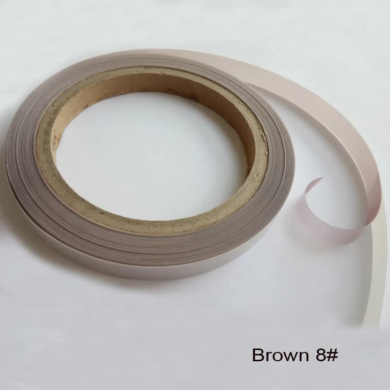 Bande de colle PU peau/noir/marron 1.0cm, pour Extension de cheveux, fabrication de tissus PU plus f
