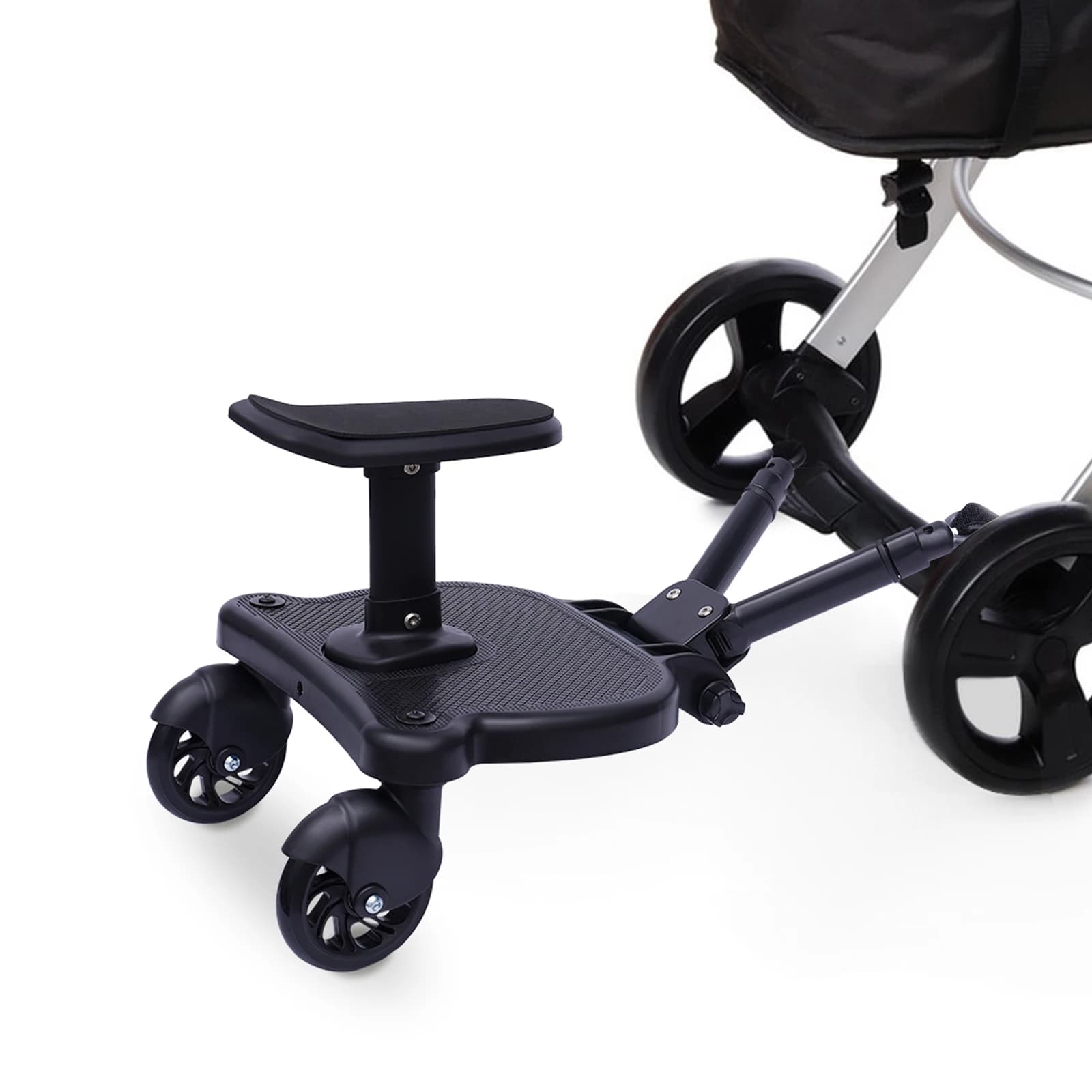 Planche de poussette universelle 2 en 1, planche de Buggy debout avec siège détachable, adaptateur d