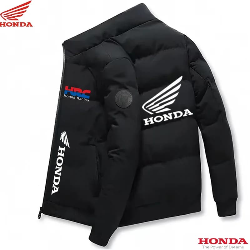 Honda veste en coton chaud décontracté hiver moto veste de sport hommes qualité extérieur veste épai