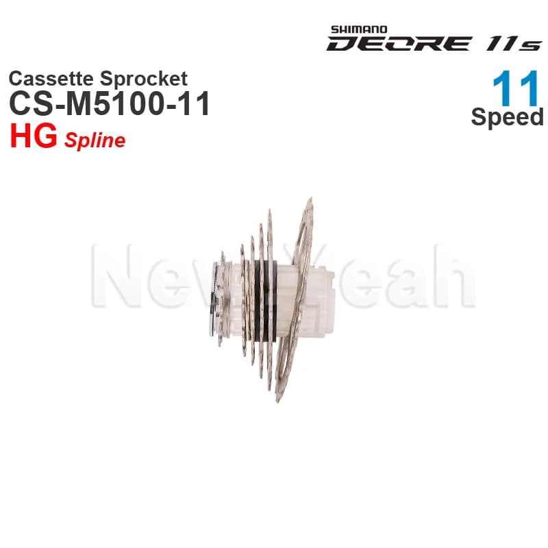 WinterMANO DEORE CS-M5100 11v Cassette Pignon-11 Vitesses-HYPERGLIDE pour VTT Vélo Pièces D'origine