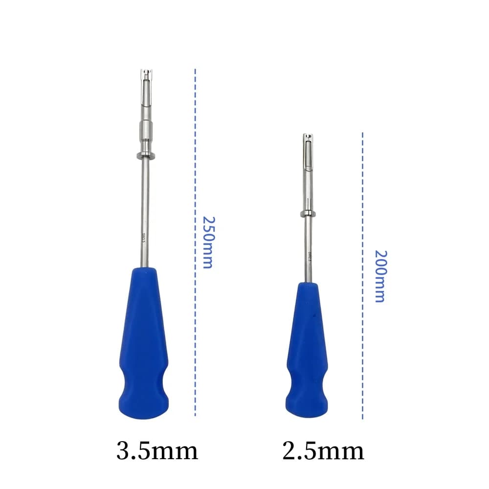 QSWTITTAN – manchons de tournevis, tournevis hexagonal SW2.5 SW3.5, Instruments orthopédiques vétéri