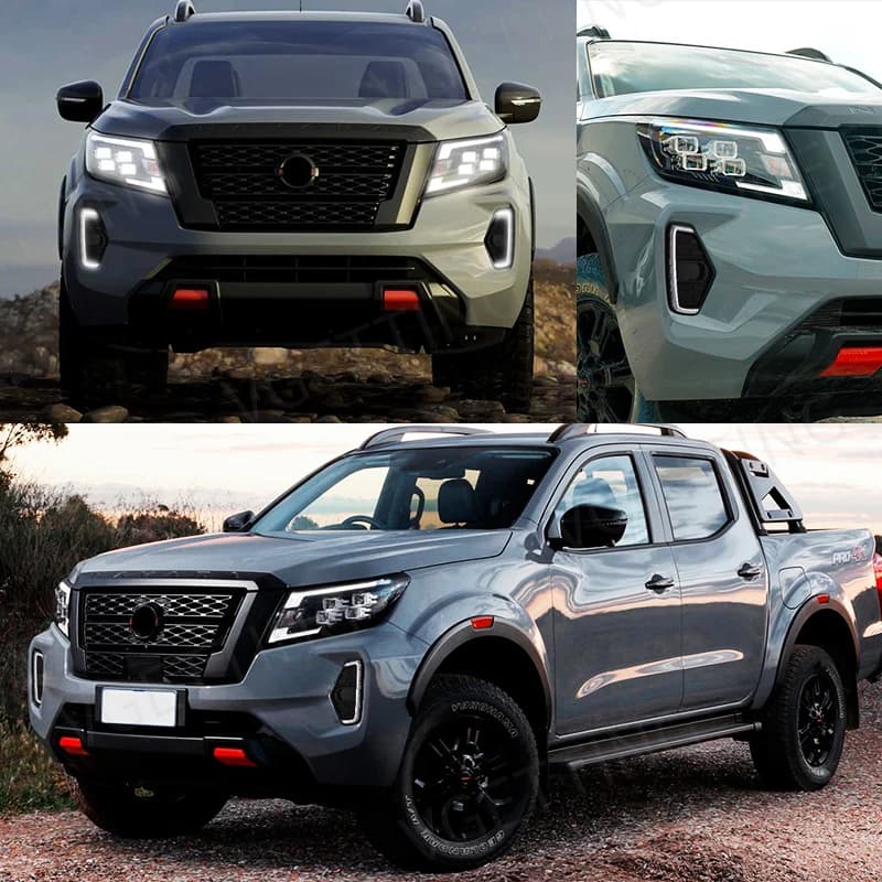 Feu antibrouillard Led DRL pour conduite diurne, adapté à Nissan Navara NP300 Frontier 2020 2021, cl