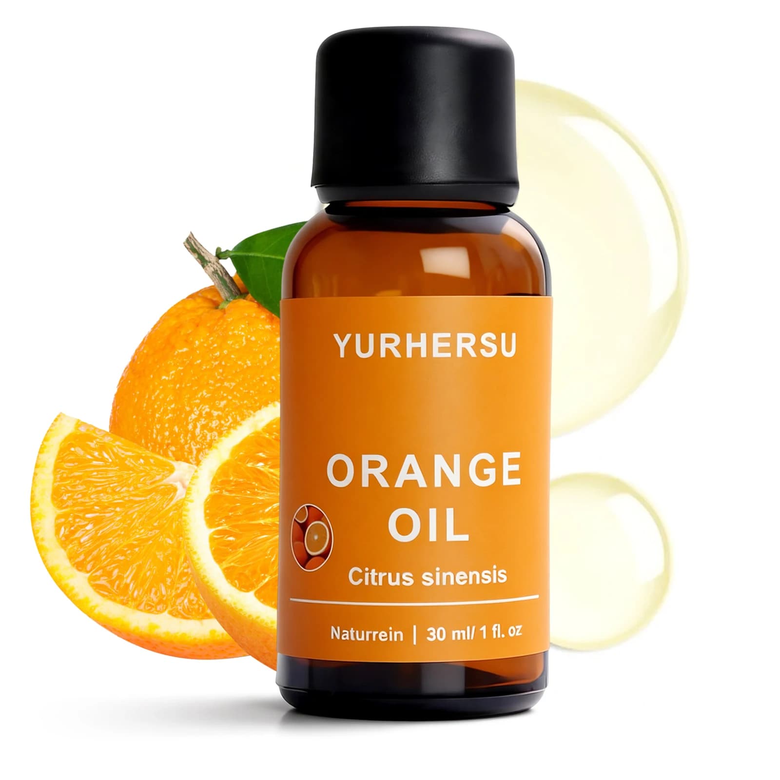 Huile essentielle d'orange pour la peau 30 ml, lueur éclaircissante, soin de l'acné, mélange avec hu