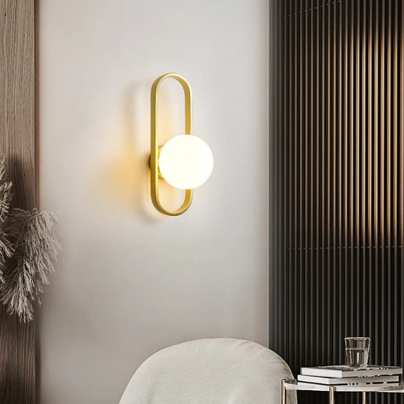 Moderne minimaliste mur LED lampes chambre chevet LED E27 applique murale escalier salon fond mur ve