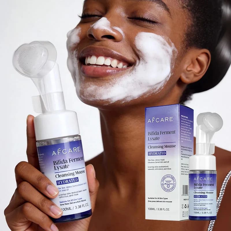 AFCARE Mousse Nettoyante Quotidienne en Profondeur au Lysat de Ferment de Bifida – Mousse Douce pour