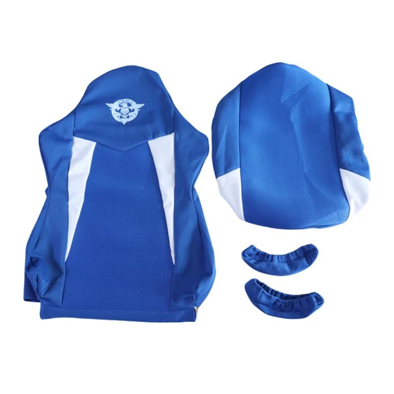 1 ensemble housse de chaise de jeu élastique chaise d'ordinateur dossier accoudoir couverture protec
