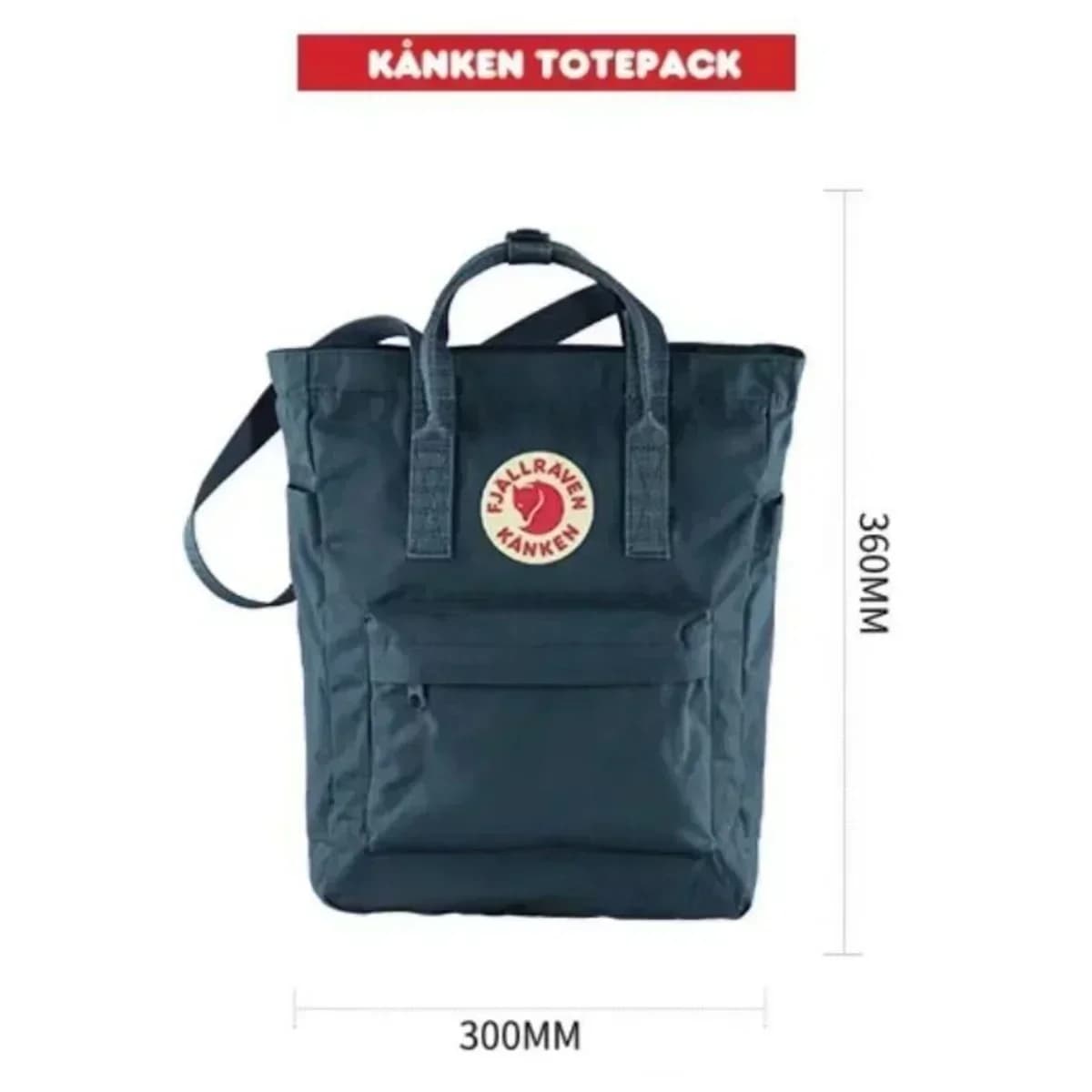 Fjallraven Kanken – sac à bandoulière Original, sangle d'épaule réglable, Double sac à bandoulière t