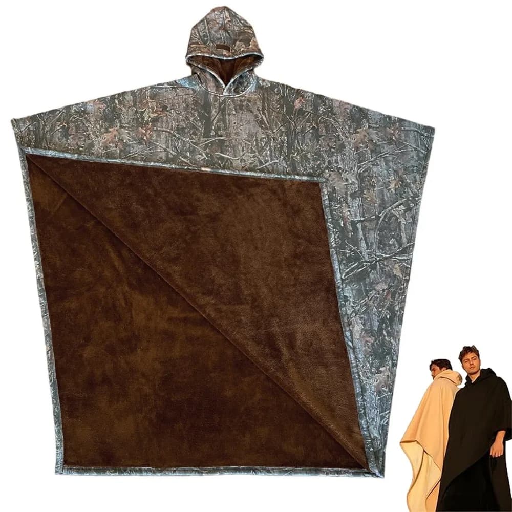 Mode Indio cape Robe à capuche Punk ample couleur unie hommes sweat couverture décontractée avec cha