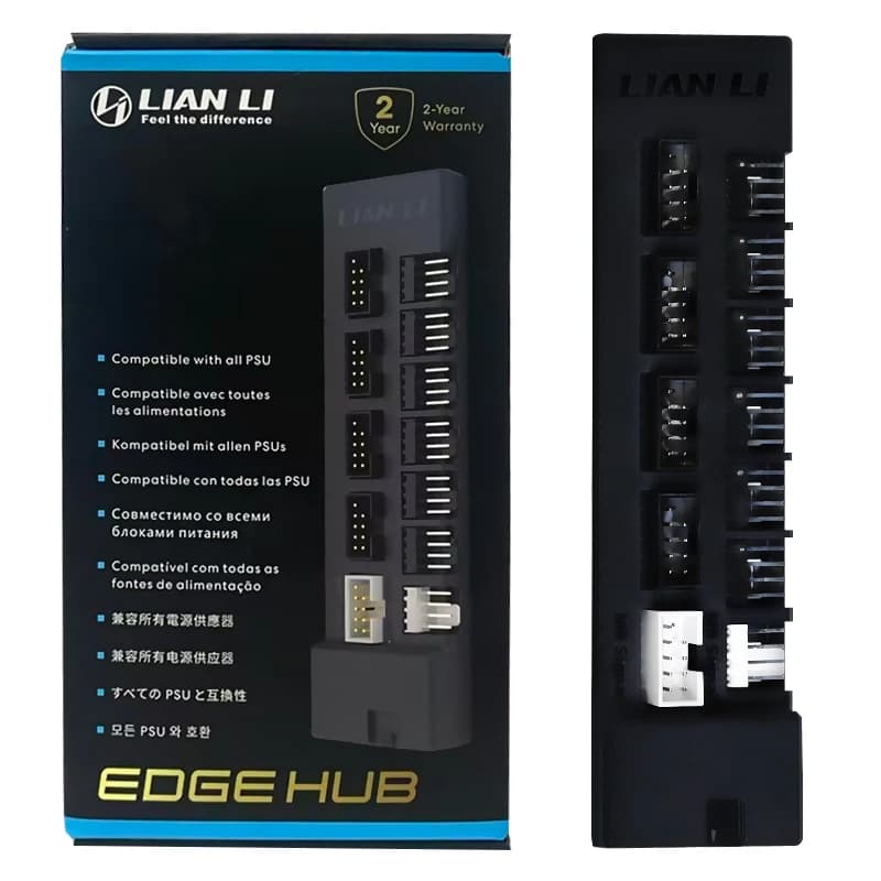 Lian-Li Edge Hub Modulaire USB et Ventilateur Hub Pwm