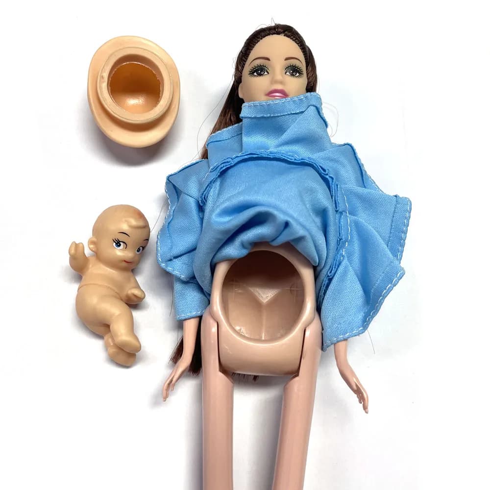 Bébé jouet grossesse poupée ensemble poupée enceinte costume poupée a un bébé dans son ventre pour B