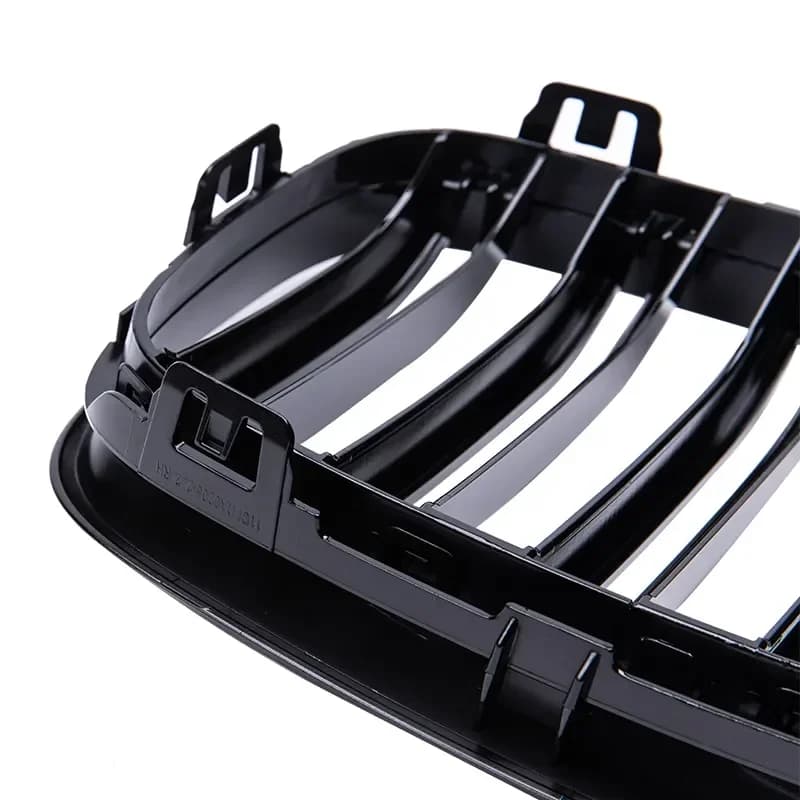 Pulleco-Grilles de pare-chocs avant de voiture pour BMW, grille de course rénale, double lamelle, no
