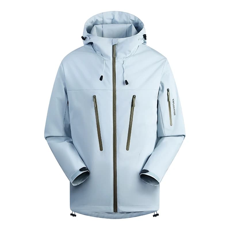 Veste d'alpinisme pour hommes, coupe-vent et imperméable, tissu à la mode, Design Hip Hop, manteau d