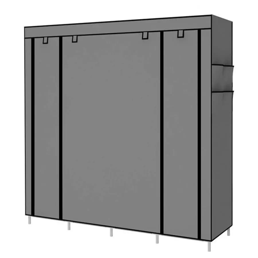Armoire portable, étagères de rangement pour vêtements, organisateur de rangement pour vêtements ave