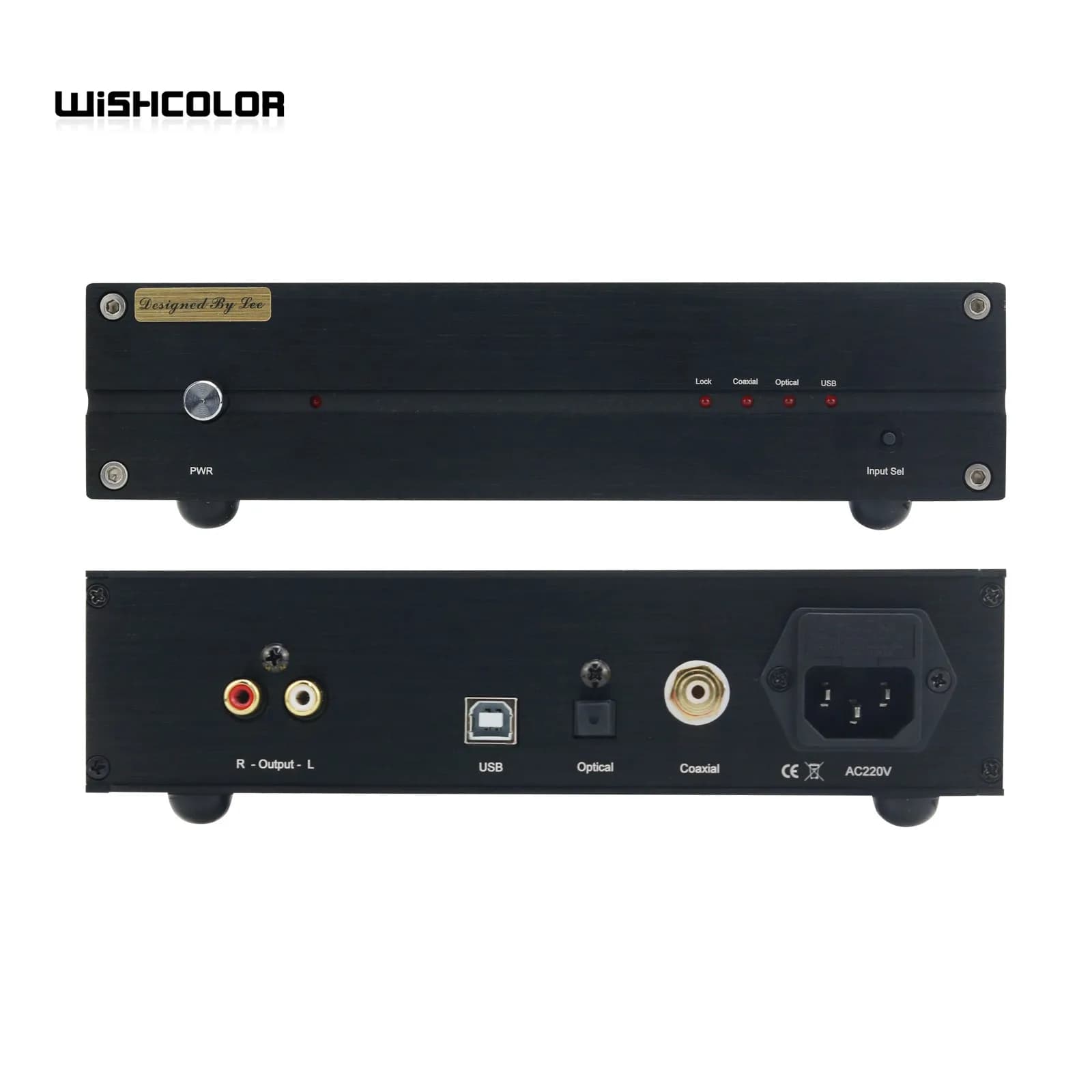 Wishcolor-Radiateur L15Rivière Gold TDA1541, décodeur sans puces TDA1541 et 7220, prise en charge de