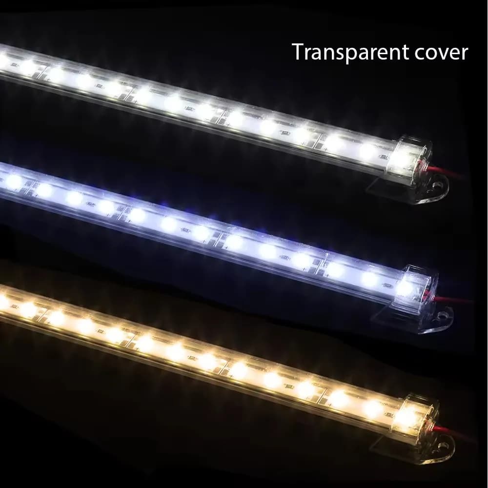 1pc 12v 24v Led bande dure Led barre rigide Tube Led 10cm 14cm 18cm 22cm 27cm 5w 7w 3000k 4000k 6000